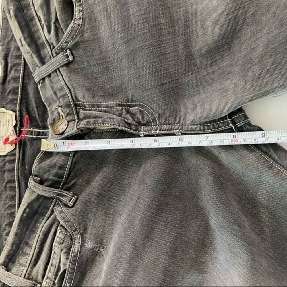 Current/Elliott The Skinny Jeans Overcast Destroy Grey Low Rise 27 - Picture 7 of 14
